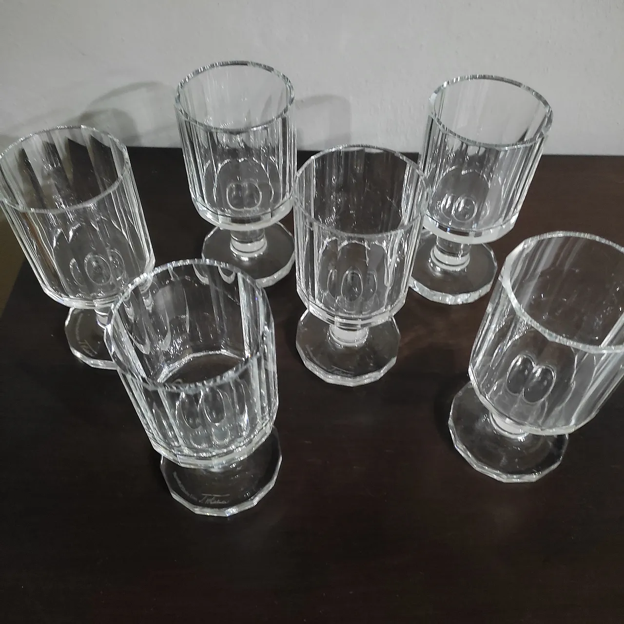 Set of Rosenthal crystal glasses, 80s 2