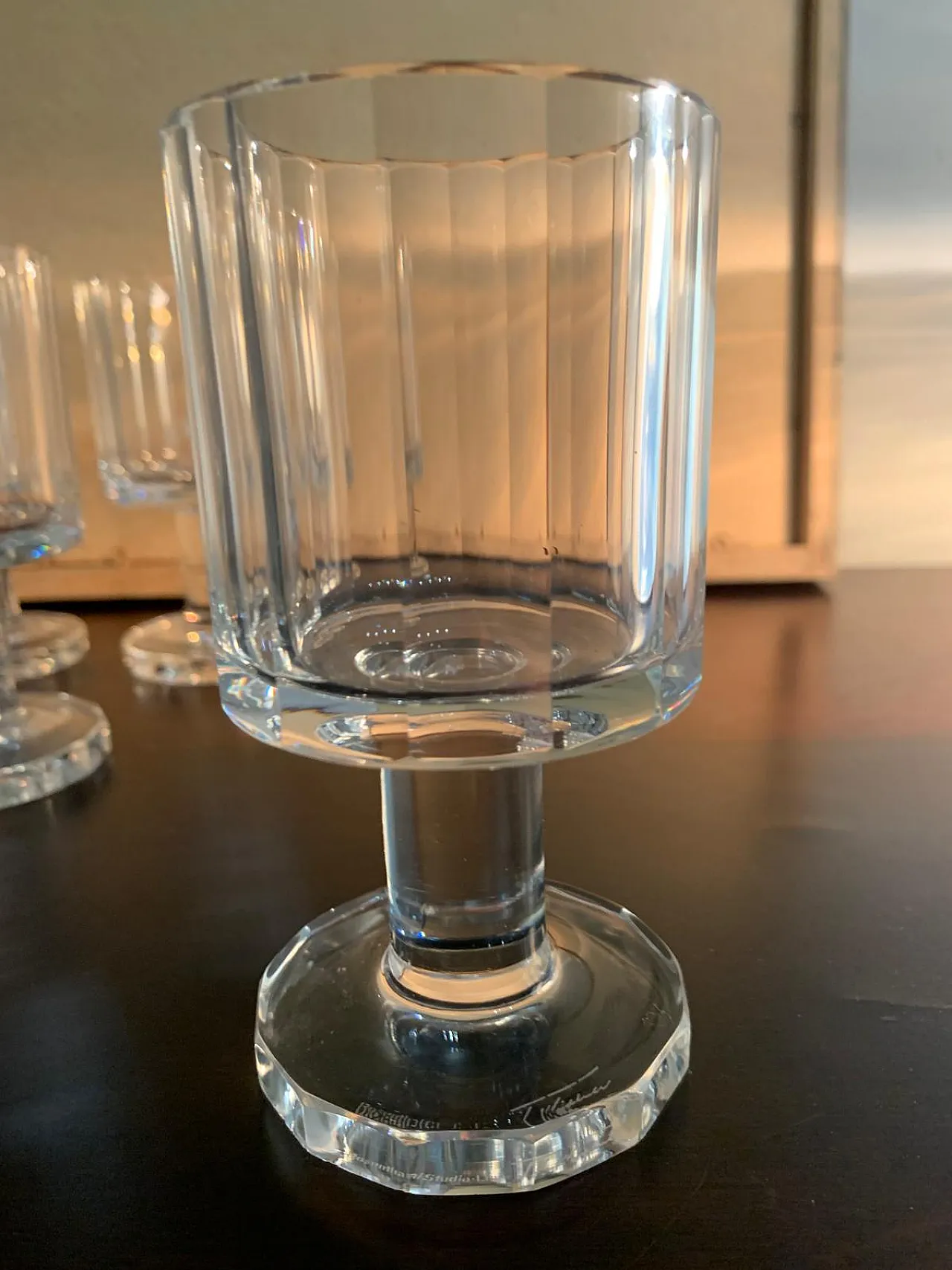 Set of Rosenthal crystal glasses, 80s 4