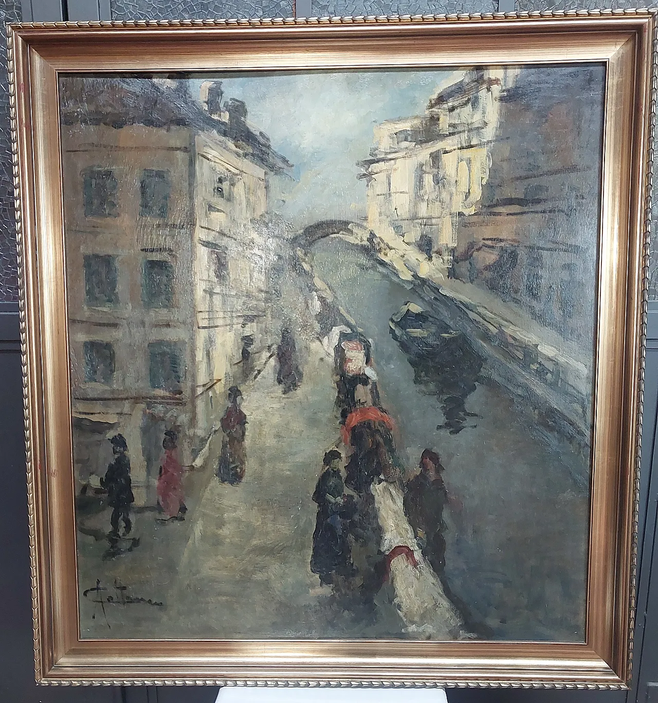 Achille Cattaneo oil painting from the 20th century 1