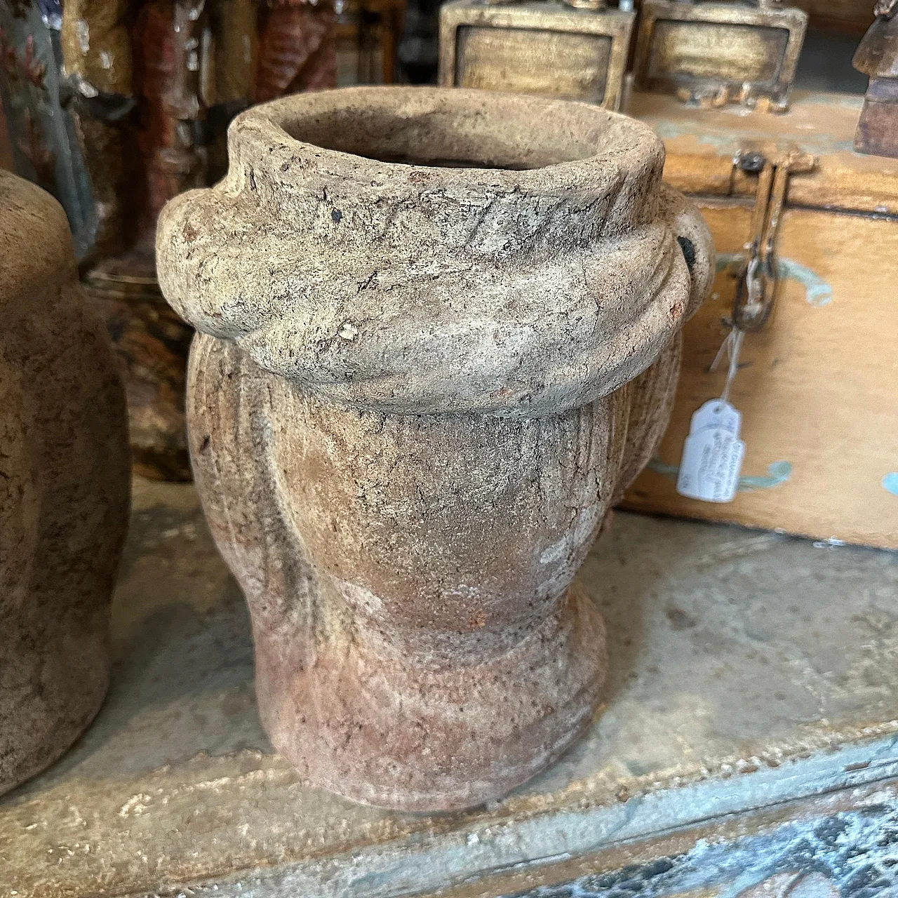 Coppia di vasi in terracotta realizzati a mano, anni '30 2