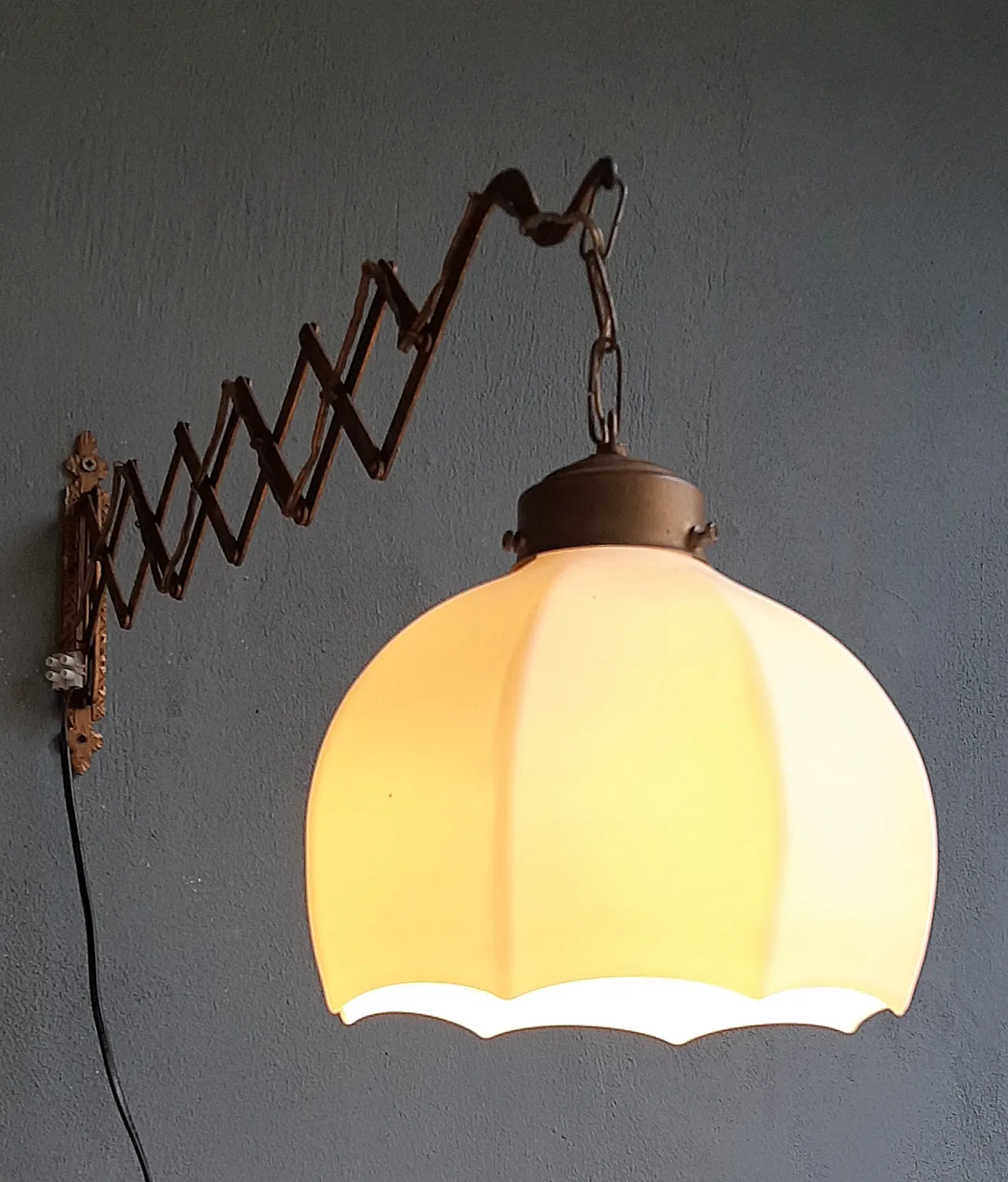 Wall lamp pantograph, 50s 3