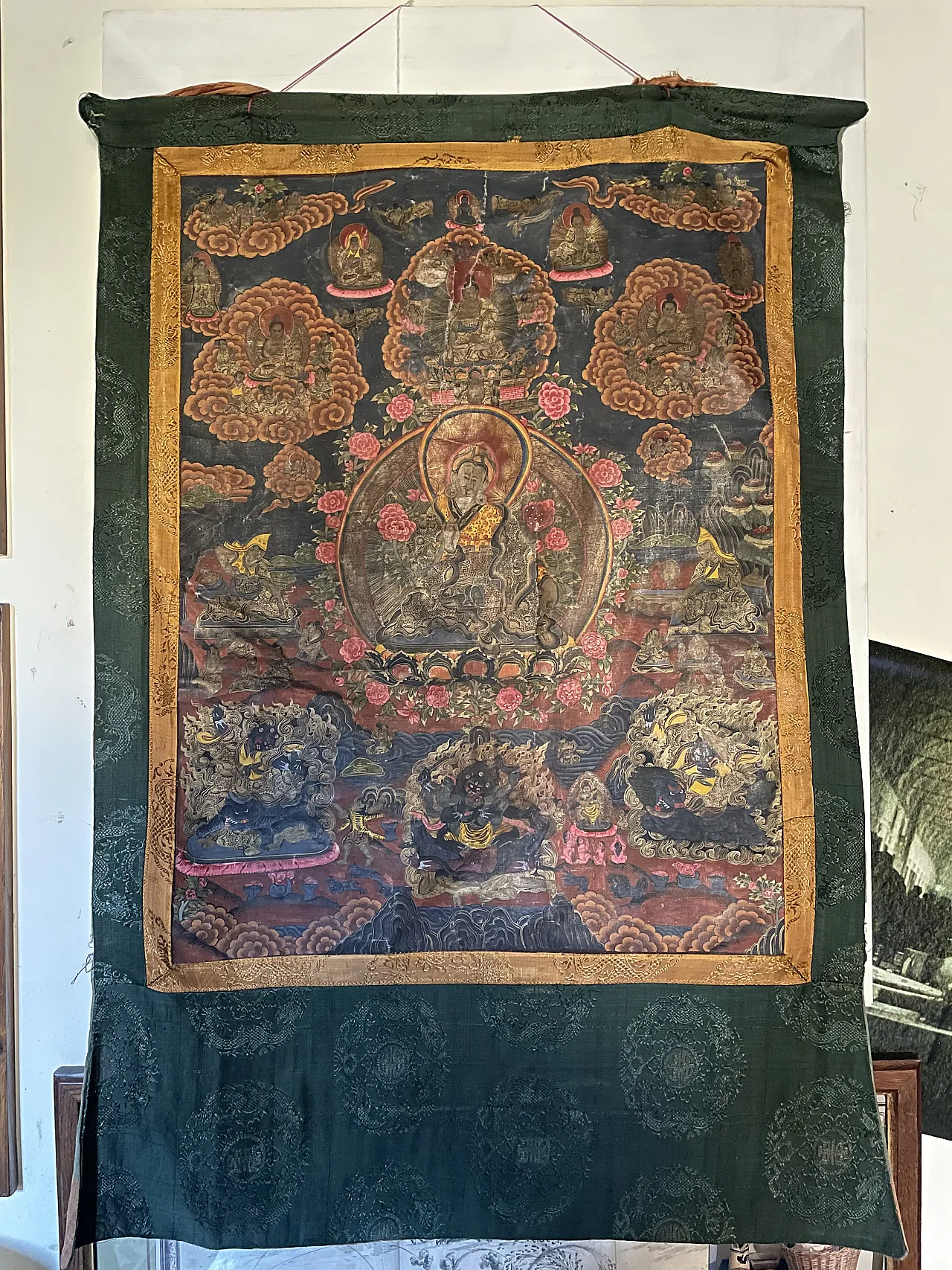 Thangka Cina o Tibet XIX sec 2