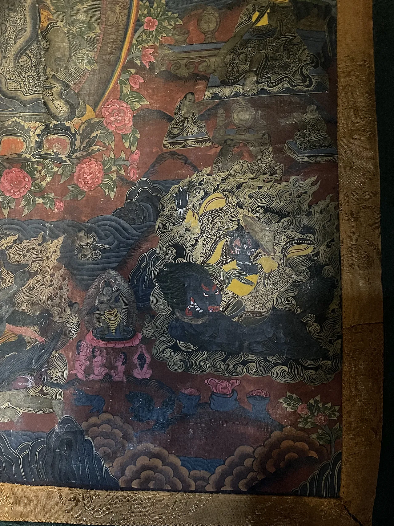 Thangka Cina o Tibet XIX sec 8