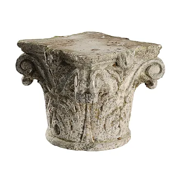 Corinthian gritstone capital