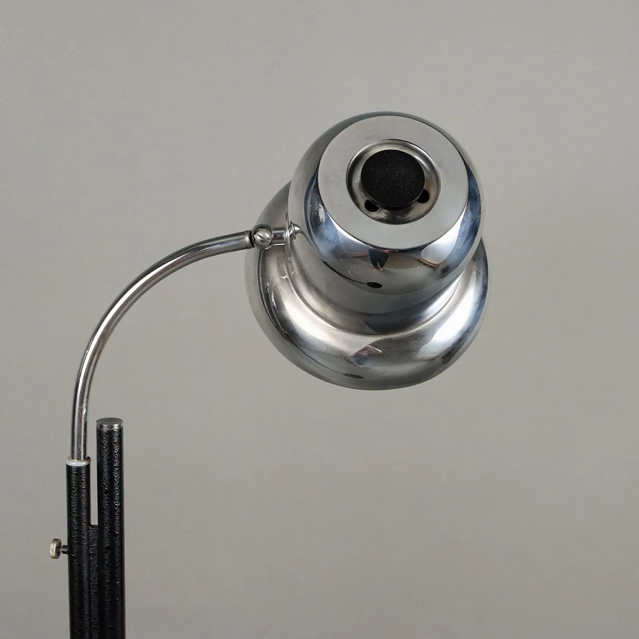 Enameled & chrome-plated aluminum adjustable floor lamp, 1960s 6