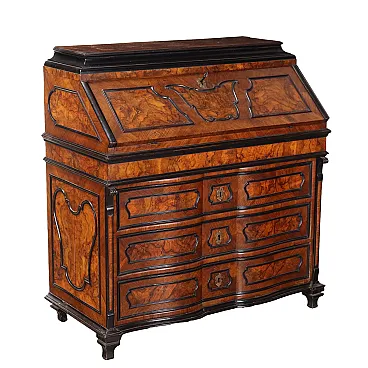 Baroque cabinet walnut fir Italy, 18th century