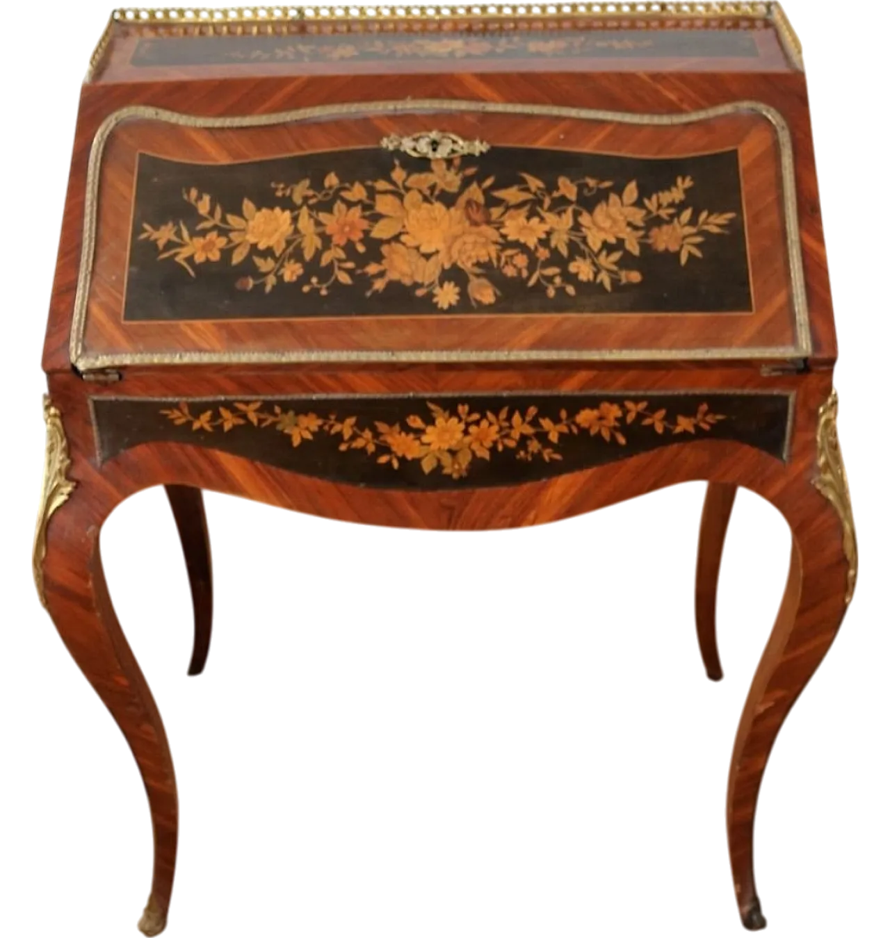 Louis XVI French Flap Desk 12