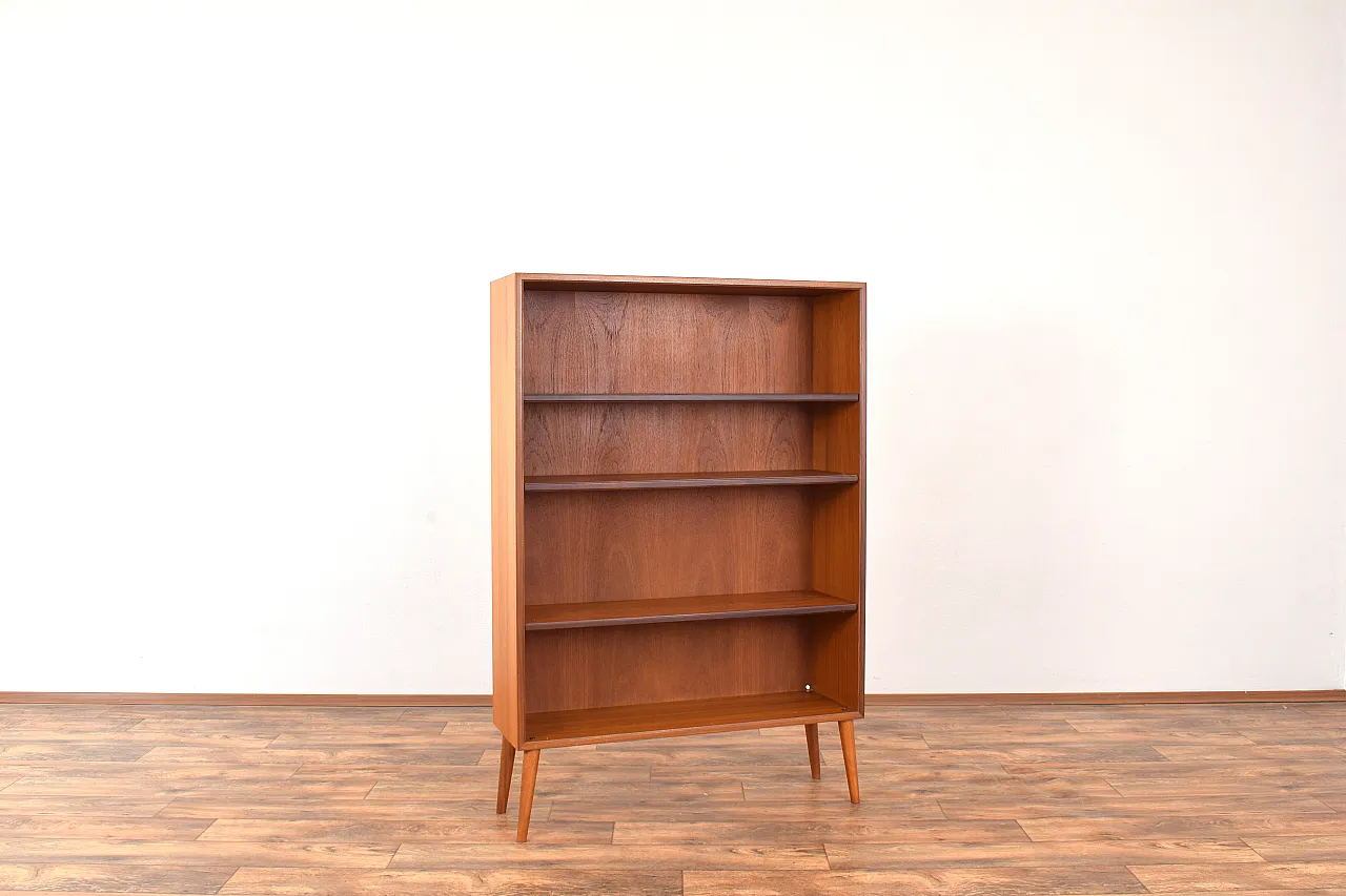 Mid-Century Danish Teak Bookcase, 1960s 2