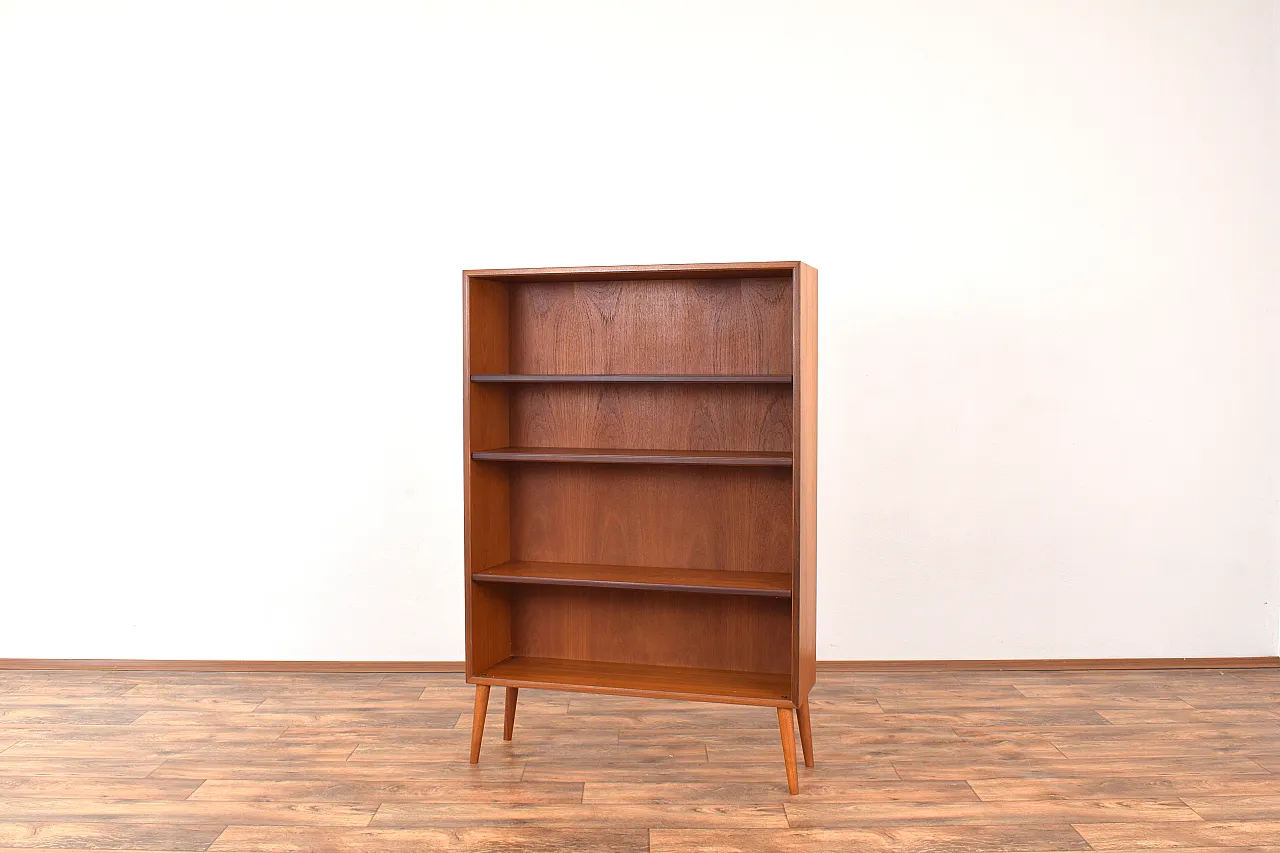 Mid-Century Danish Teak Bookcase, 1960s 3