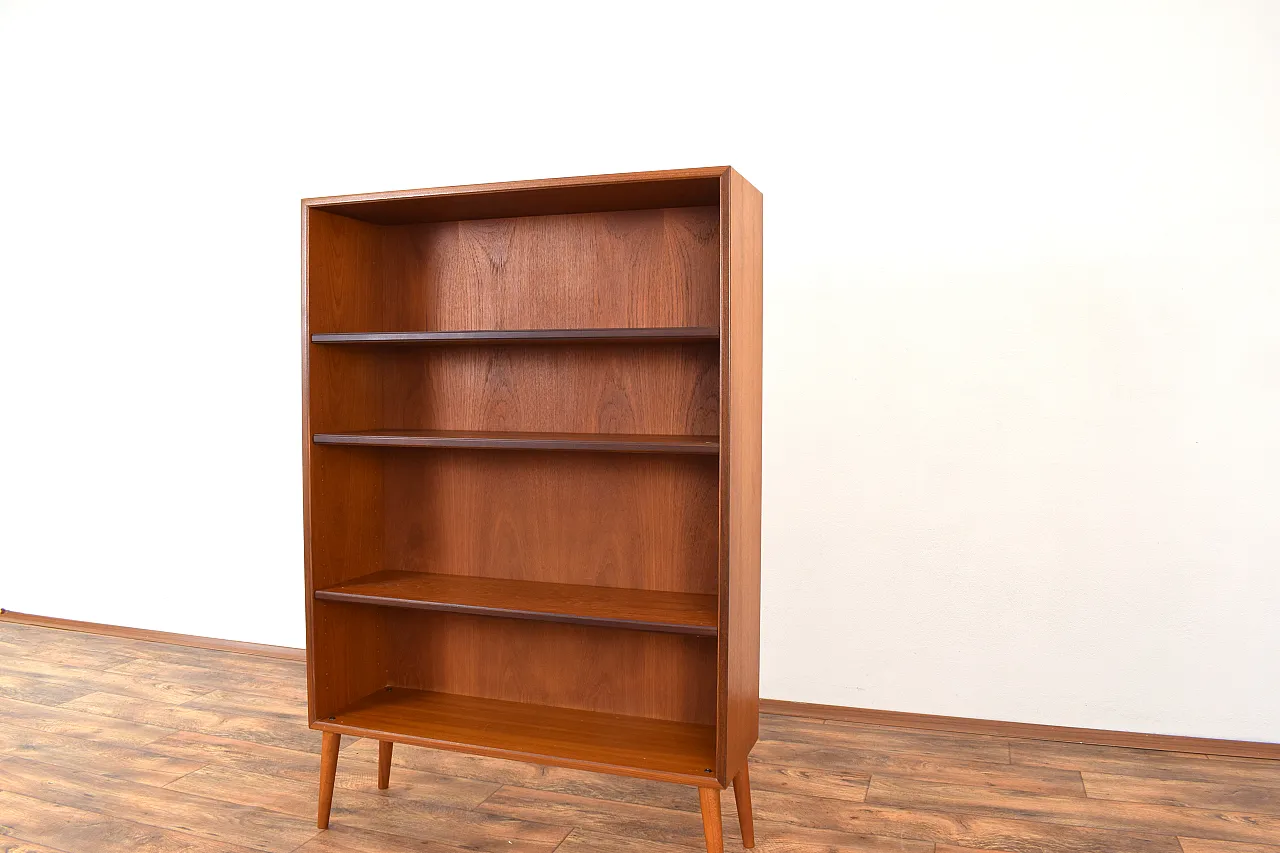 Mid-Century Danish Teak Bookcase, 1960s 7