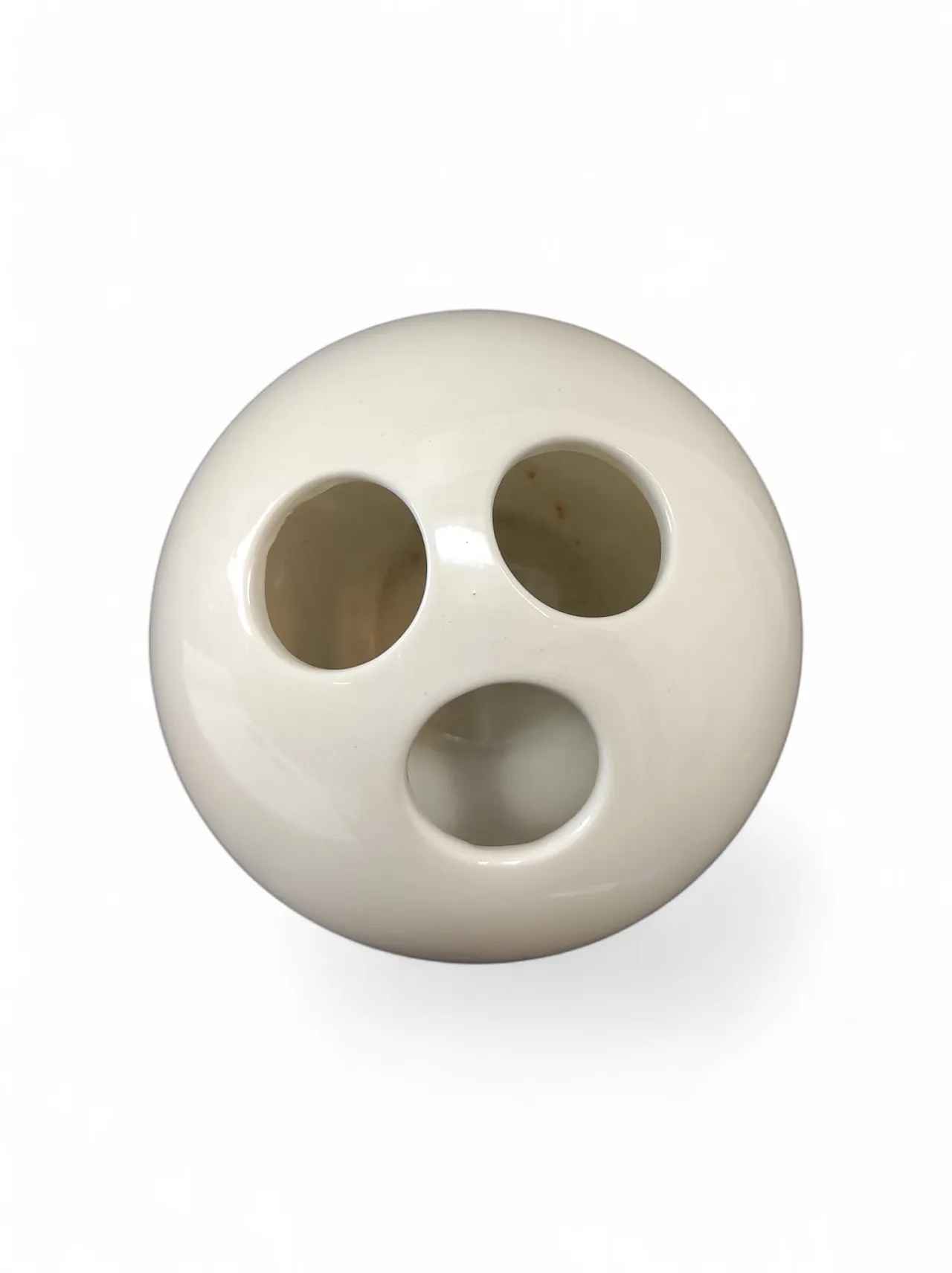 Iconic "Bowling" ceramic vase by E. Bioli for Il Picchio, 1970s 4