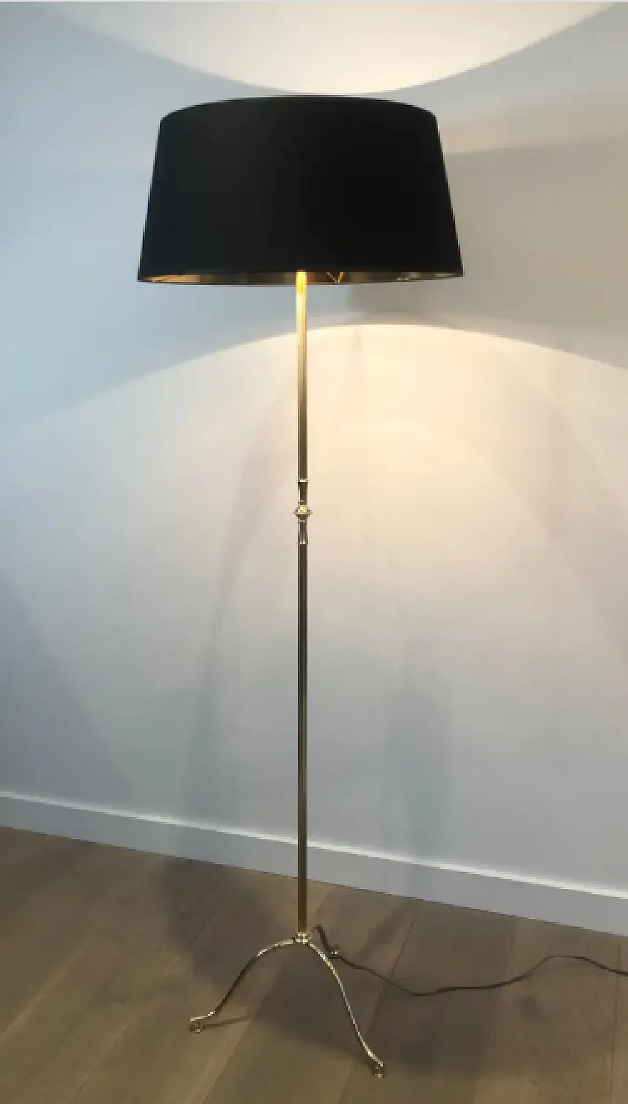 Brass floor lamp by Maison Jansen, 1940s 2