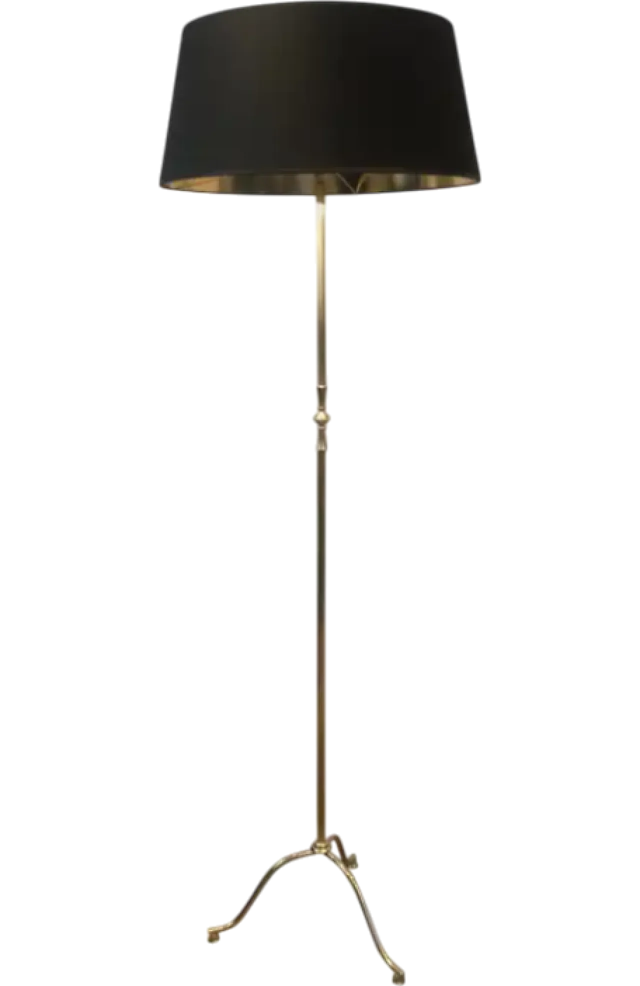 Brass floor lamp by Maison Jansen, 1940s 9