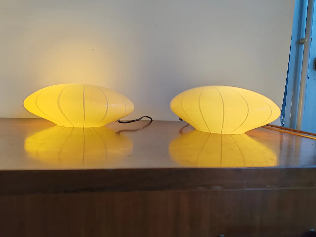 3 Murano glass table lamps, 70s 2