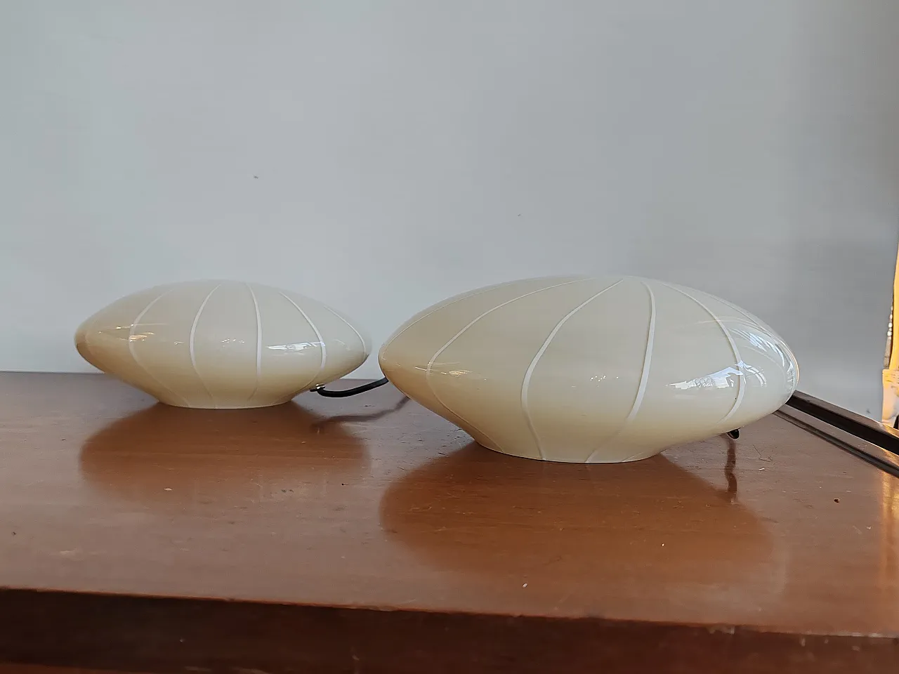 3 Murano glass table lamps, 70s 11