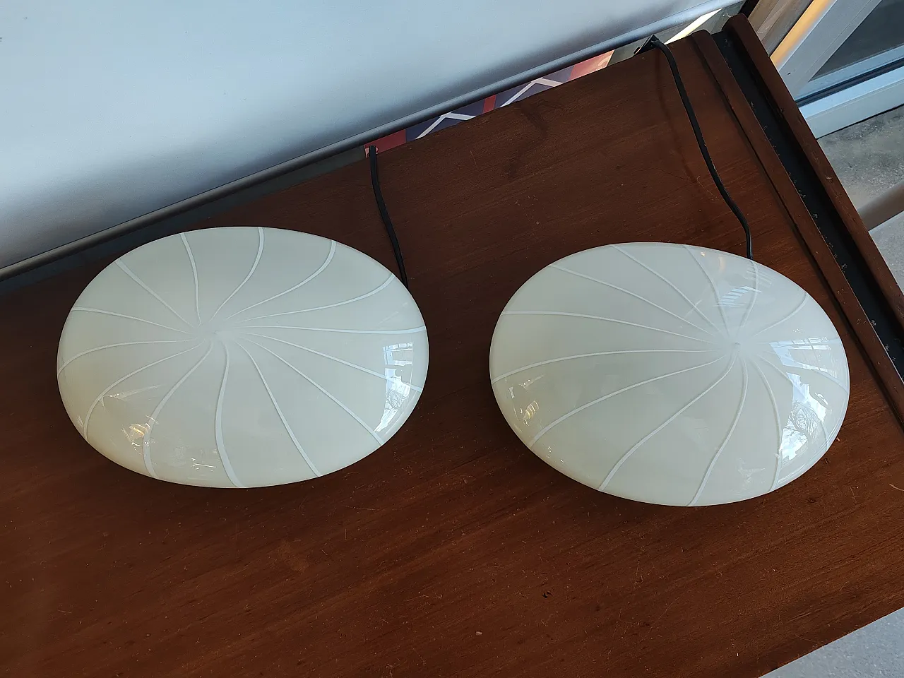 3 Murano glass table lamps, 70s 13