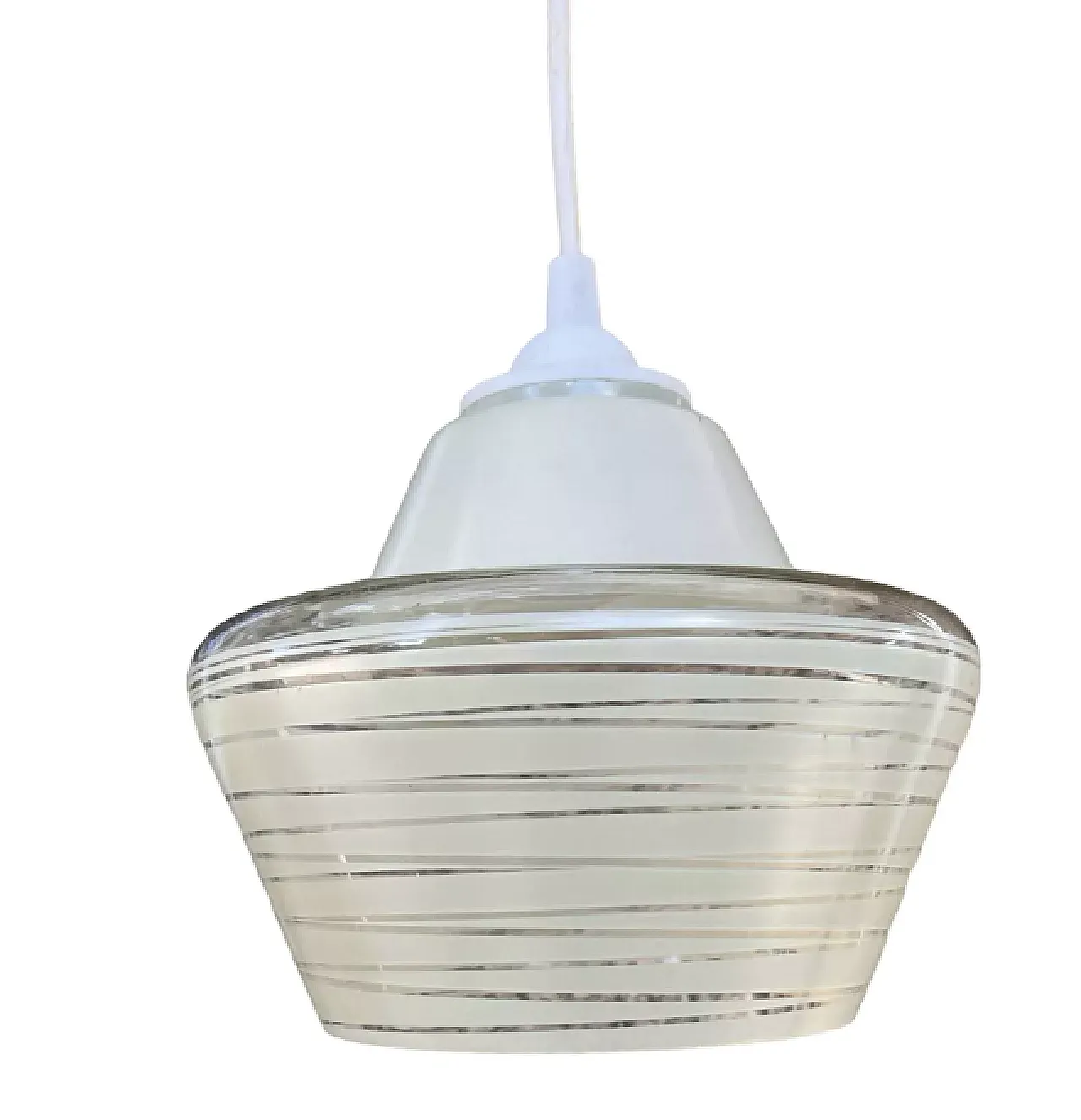 Modernist pendant lamp by Narva Leuchen, 1970s 2