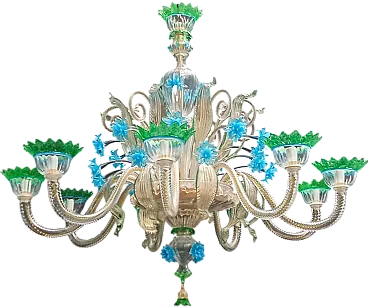 Murano glass chandelier, 1970s