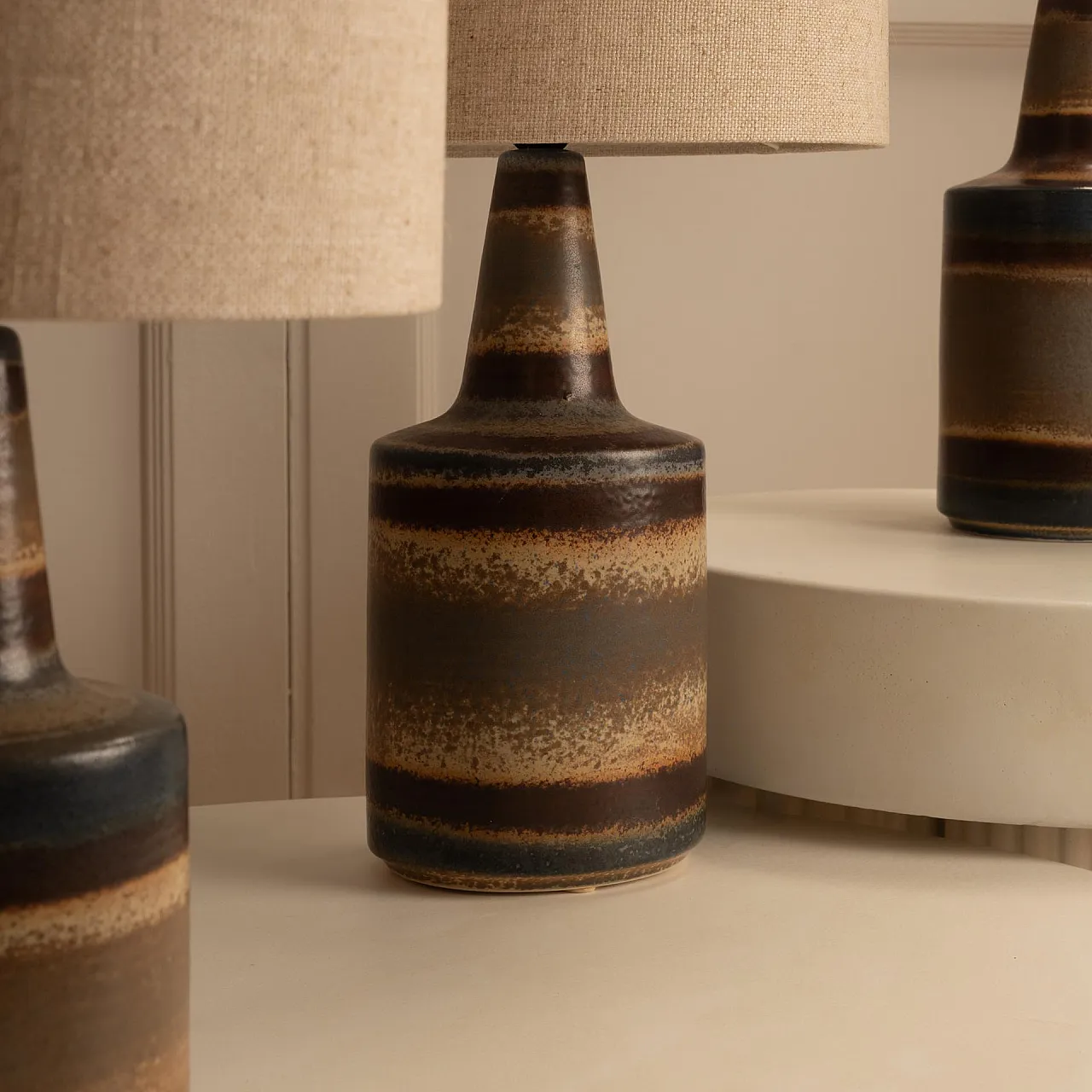 3 Ceramic table lamps, 1960s 4