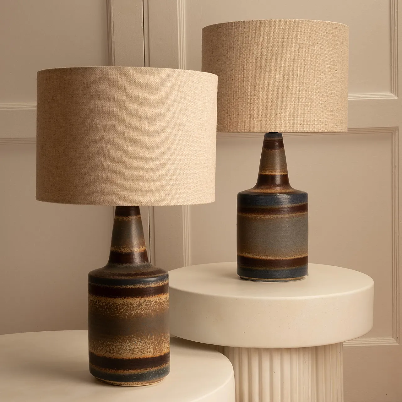 3 Ceramic table lamps, 1960s 9