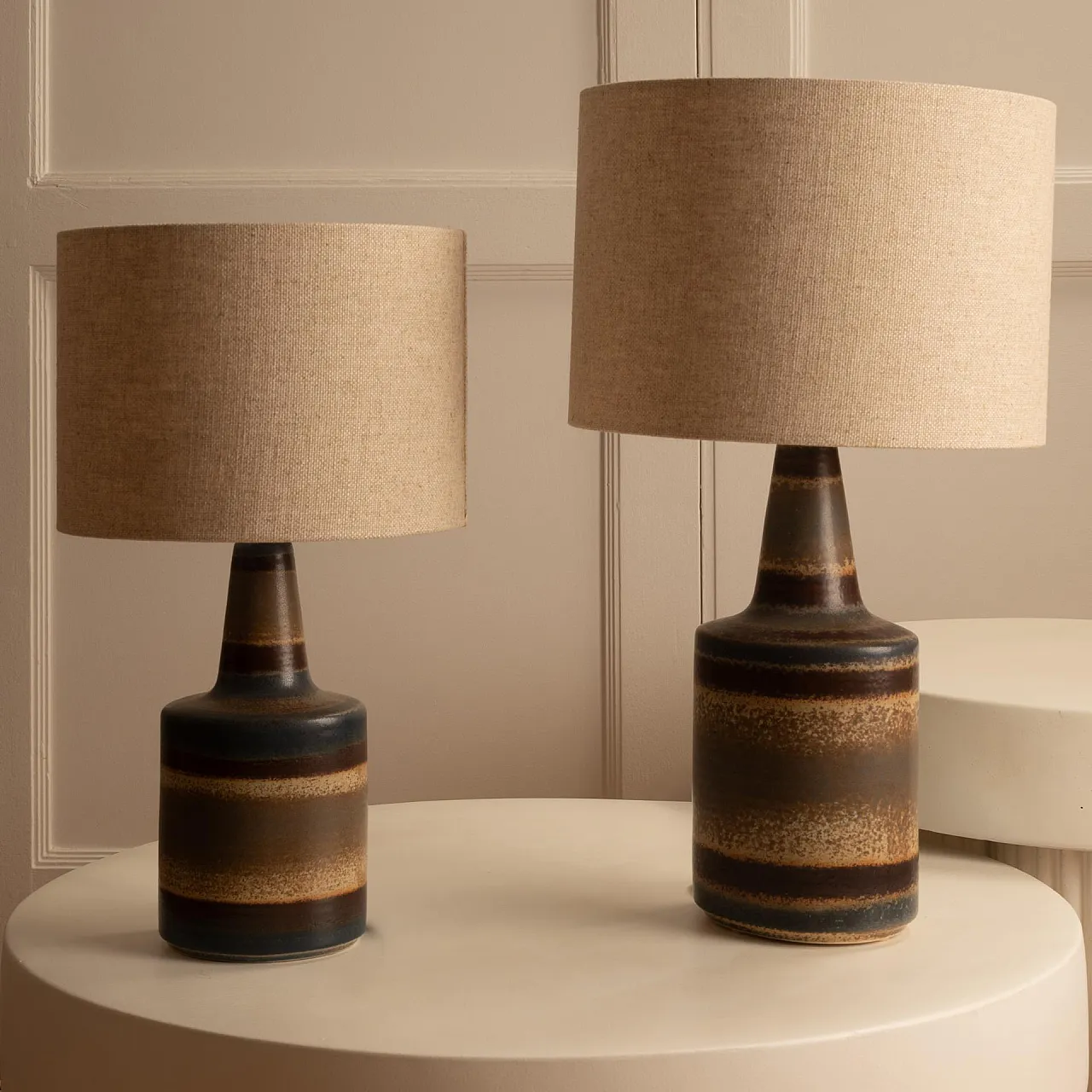 3 Ceramic table lamps, 1960s 10