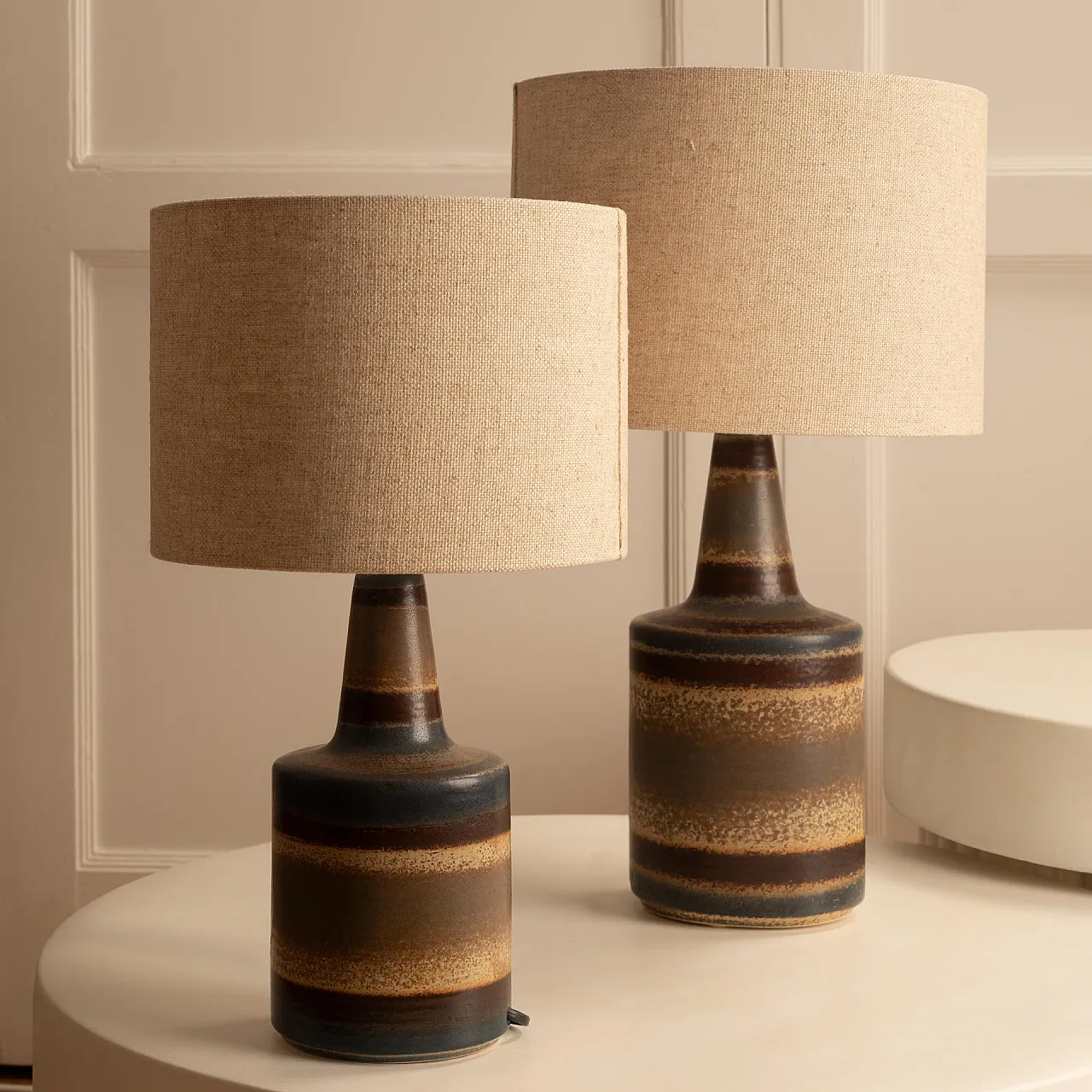 3 Ceramic table lamps, 1960s 11