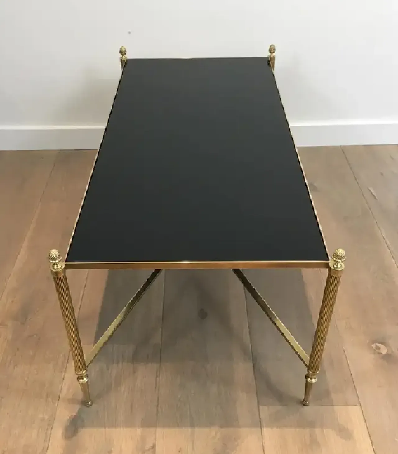 Brass coffee table by Maison Baguès, 1940s 4