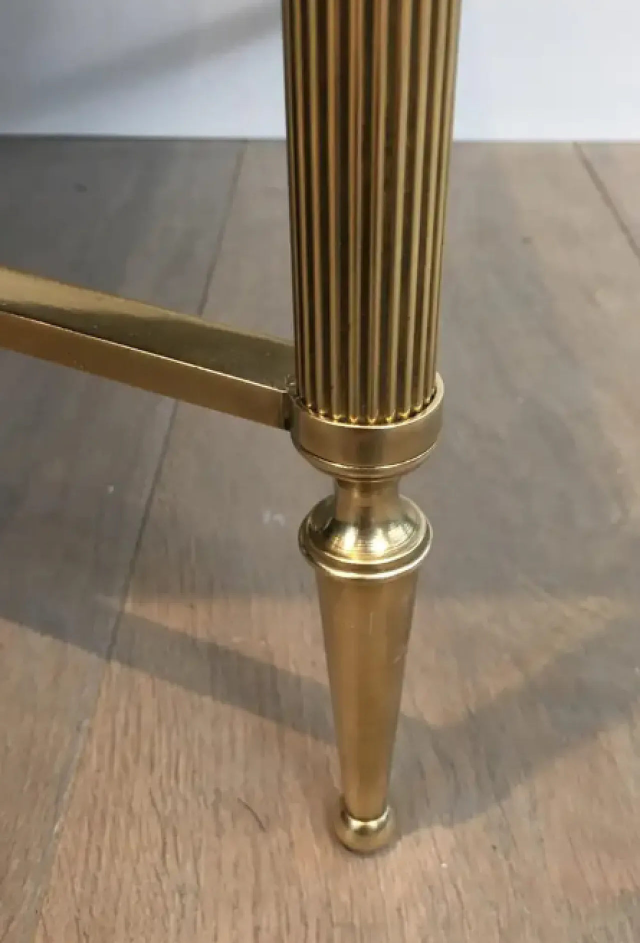 Brass coffee table by Maison Baguès, 1940s 7