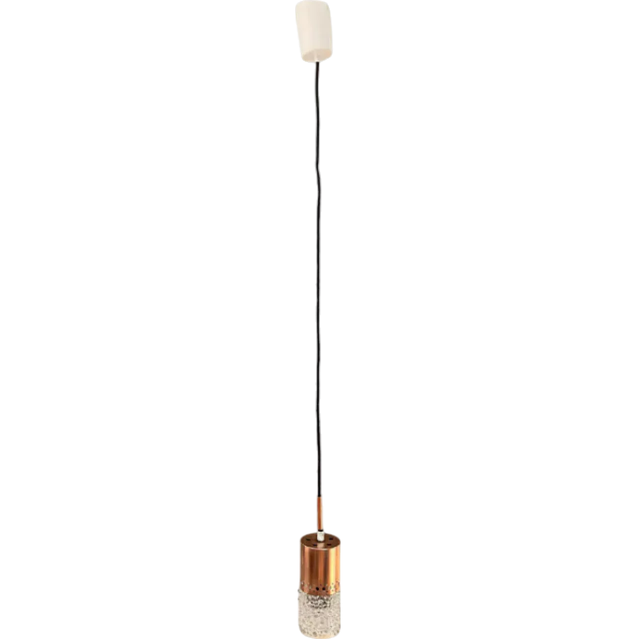 Pendant lamp by F. Perceny for VEB Narva Leuchten, 1970s 7