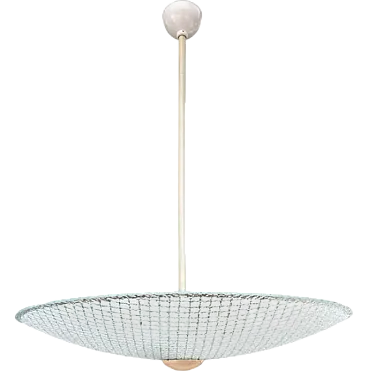 Umbrella chandelier by VEB Narva Luchten, 1970s