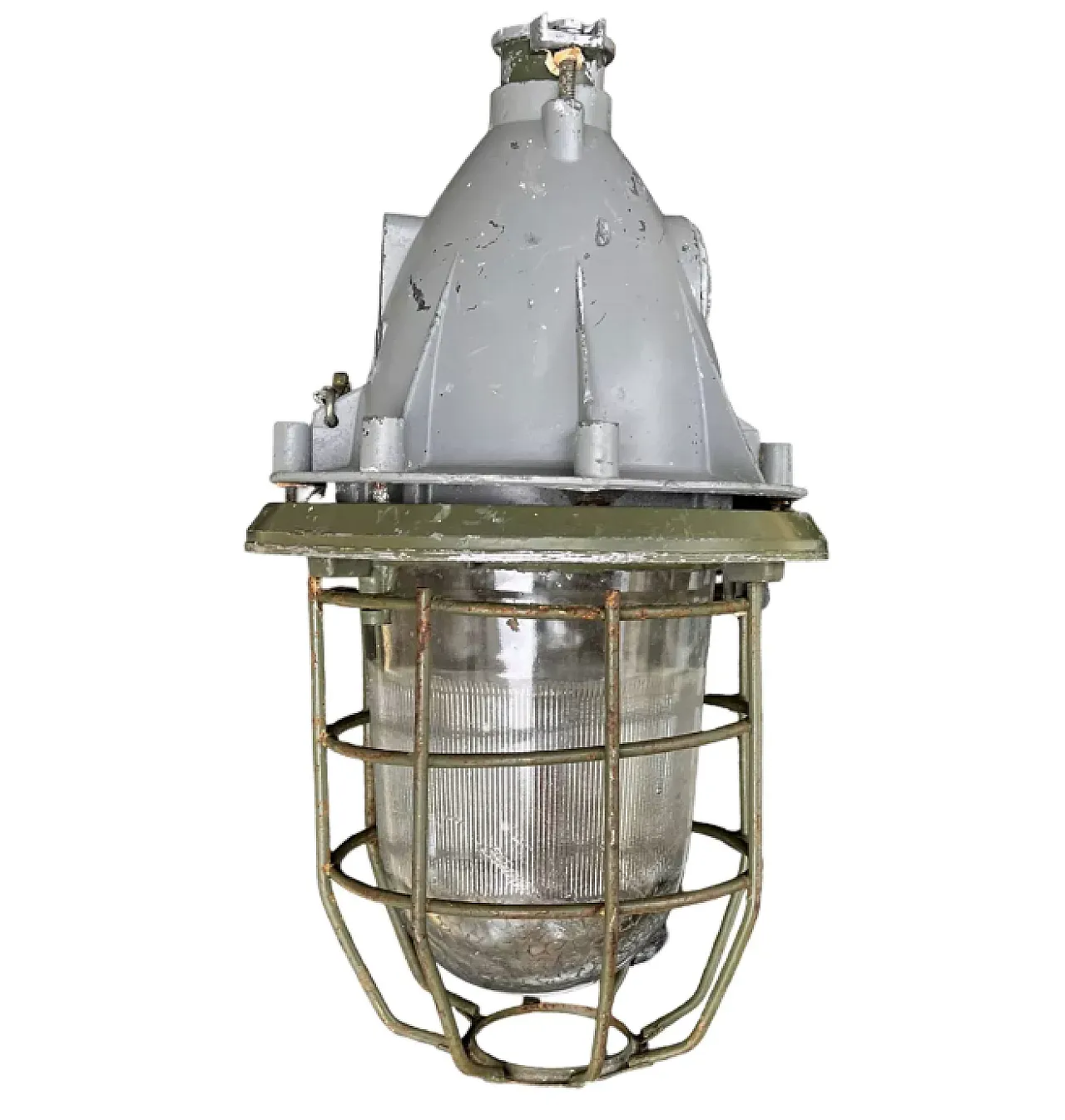 Industrial ceiling lamp, 1970s 3