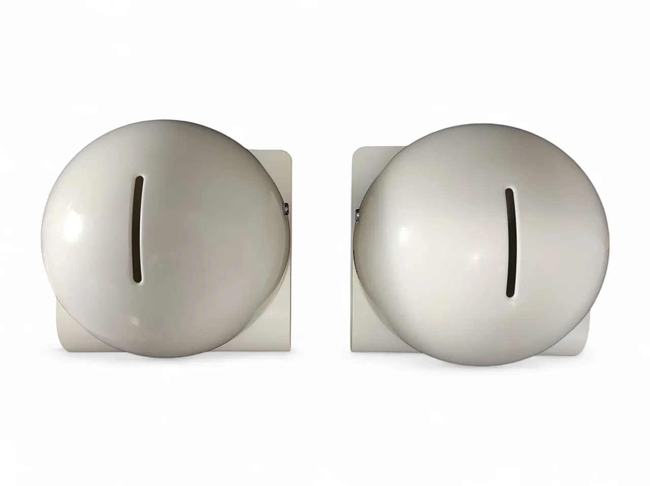 Bugia wall lamps by G. Cormio for Guzzini, 1970s, set of 2 3