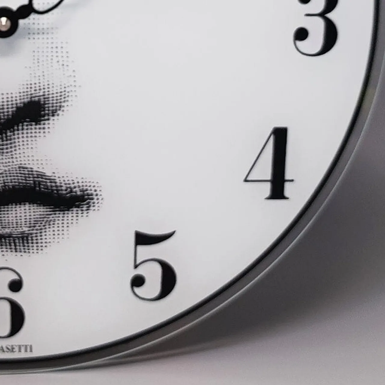 Wall Clock in Glass by Fornasetti, 90s 8