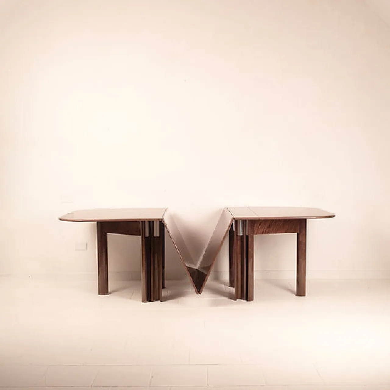 Dinner table by Giovanni Offredi for Saporiti Italia, 1980s 6