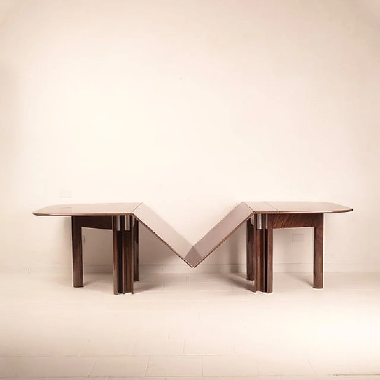 Dinner table by Giovanni Offredi for Saporiti Italia, 1980s 10