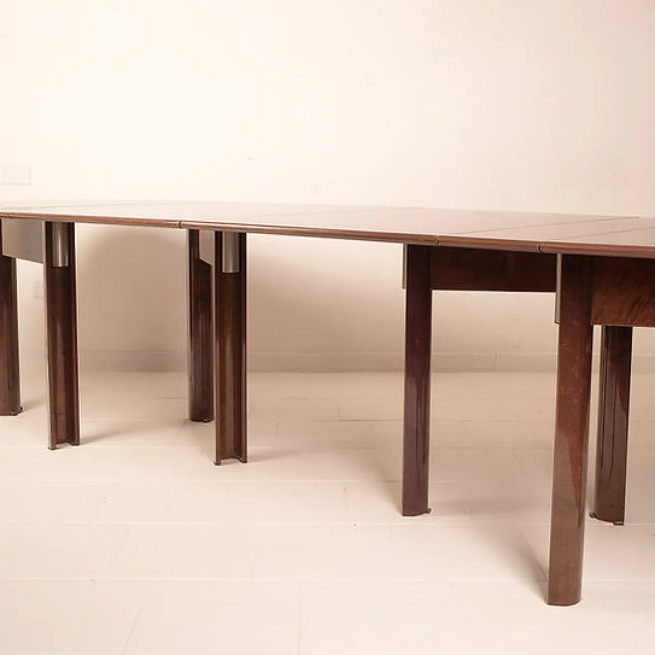 Dinner table by Giovanni Offredi for Saporiti Italia, 1980s 14