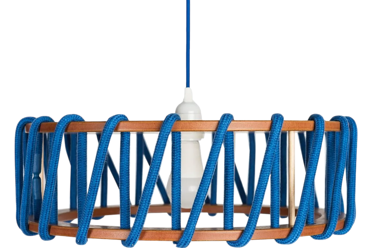 Blue Macaron pendant lamp by Silvia Ceñal for Emko, 2000s 5