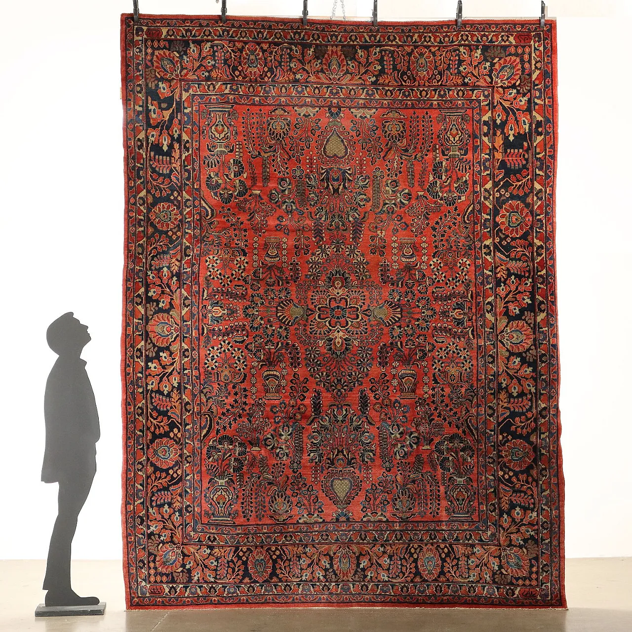 Saruk American cotton and wool rug, late 20th century 2