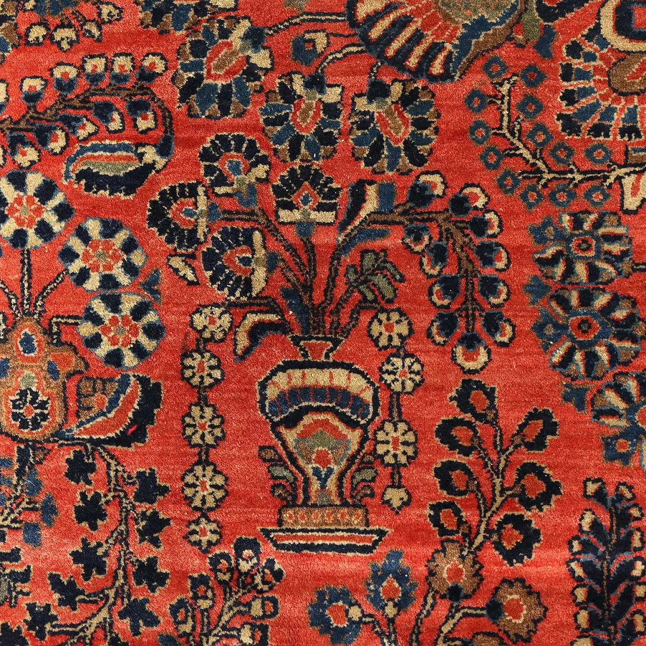 Saruk American cotton and wool rug, late 20th century 4