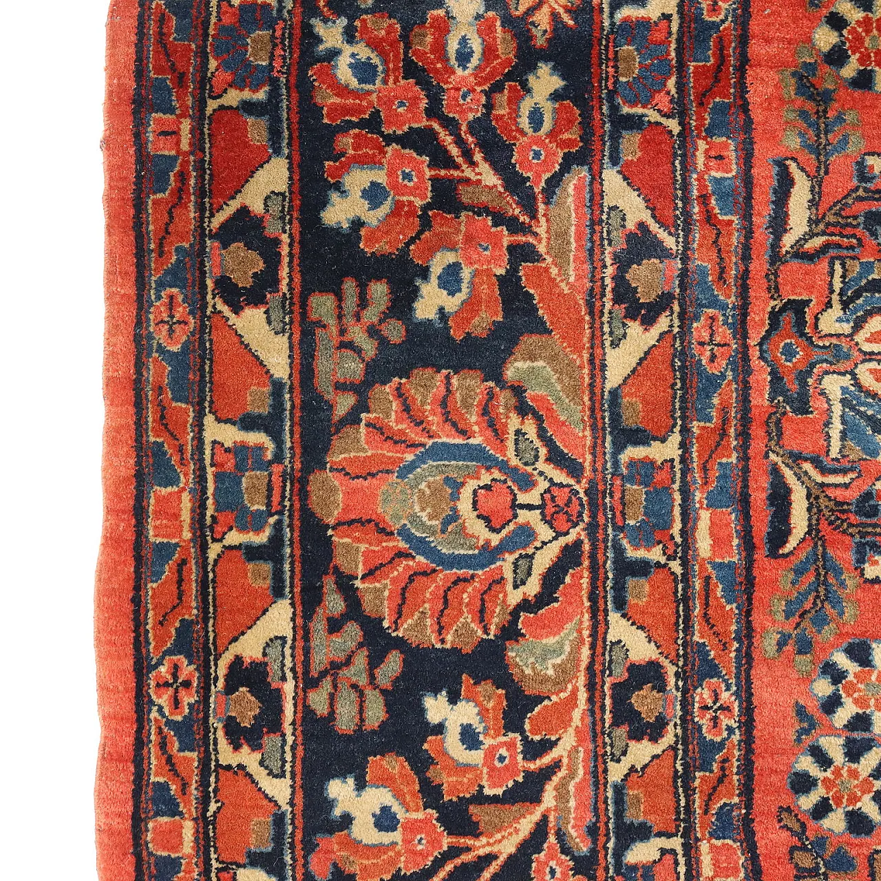 Saruk American cotton and wool rug, late 20th century 7