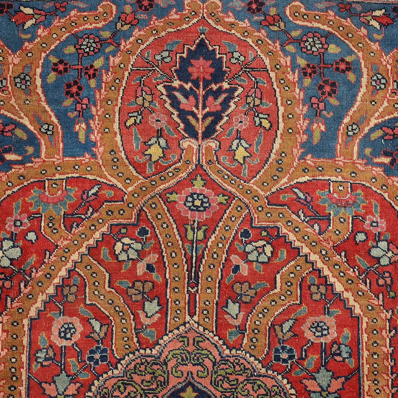 Mashad carpet in cotton and wool, late 20th century 4