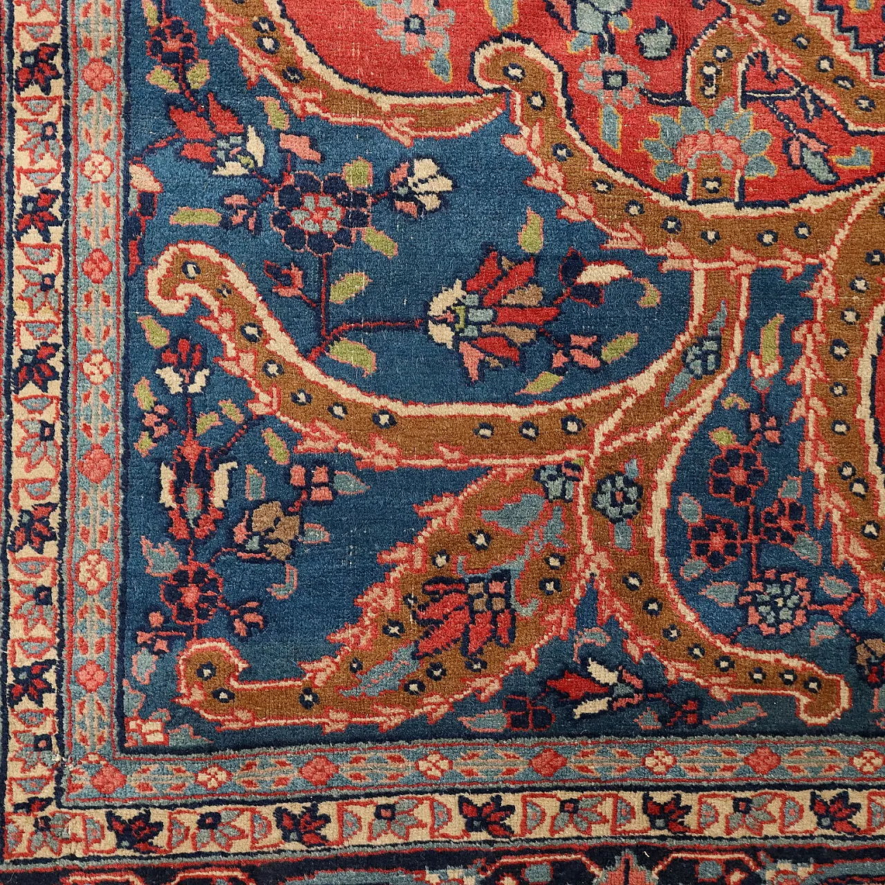 Mashad carpet in cotton and wool, late 20th century 5