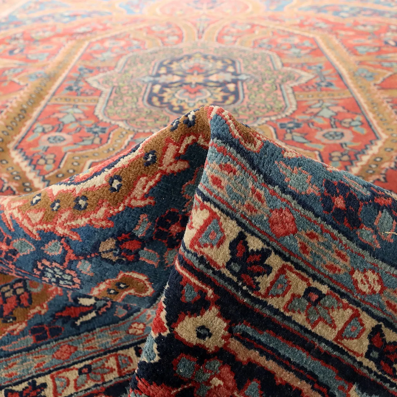 Mashad carpet in cotton and wool, late 20th century 9