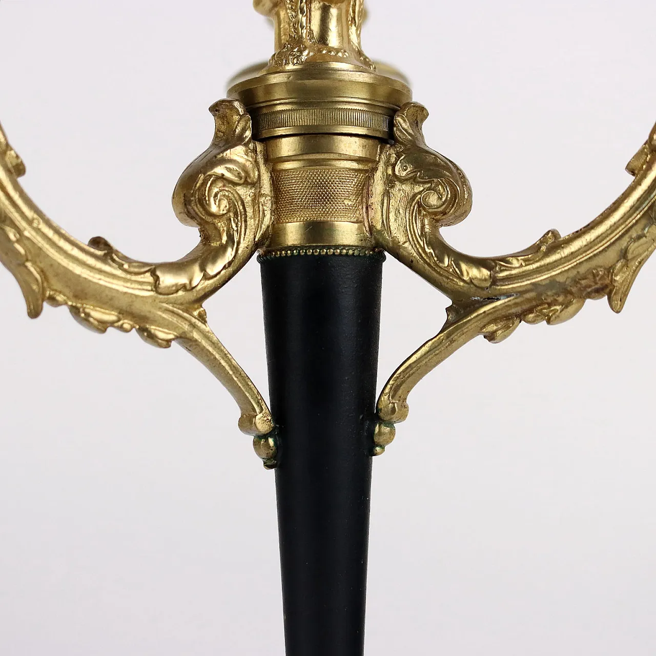 Pair of bronze candelabra by Albert Marionnet, mid-19th century 7