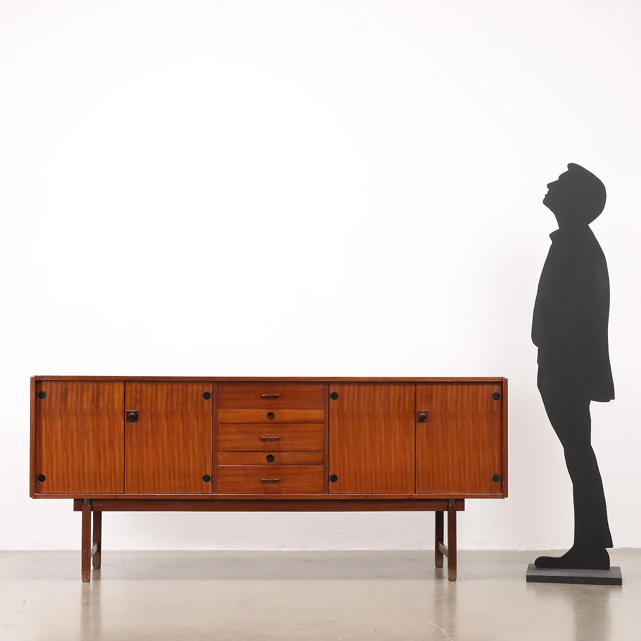 Sideboard in mahogany veneer, 1960s 2