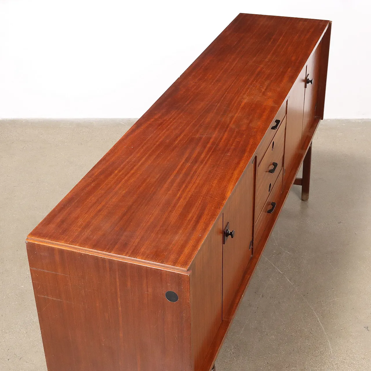 Sideboard in mahogany veneer, 1960s 8