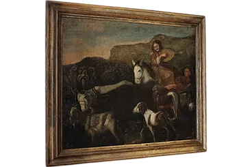 Flemish oil painting on canvas,  17th century