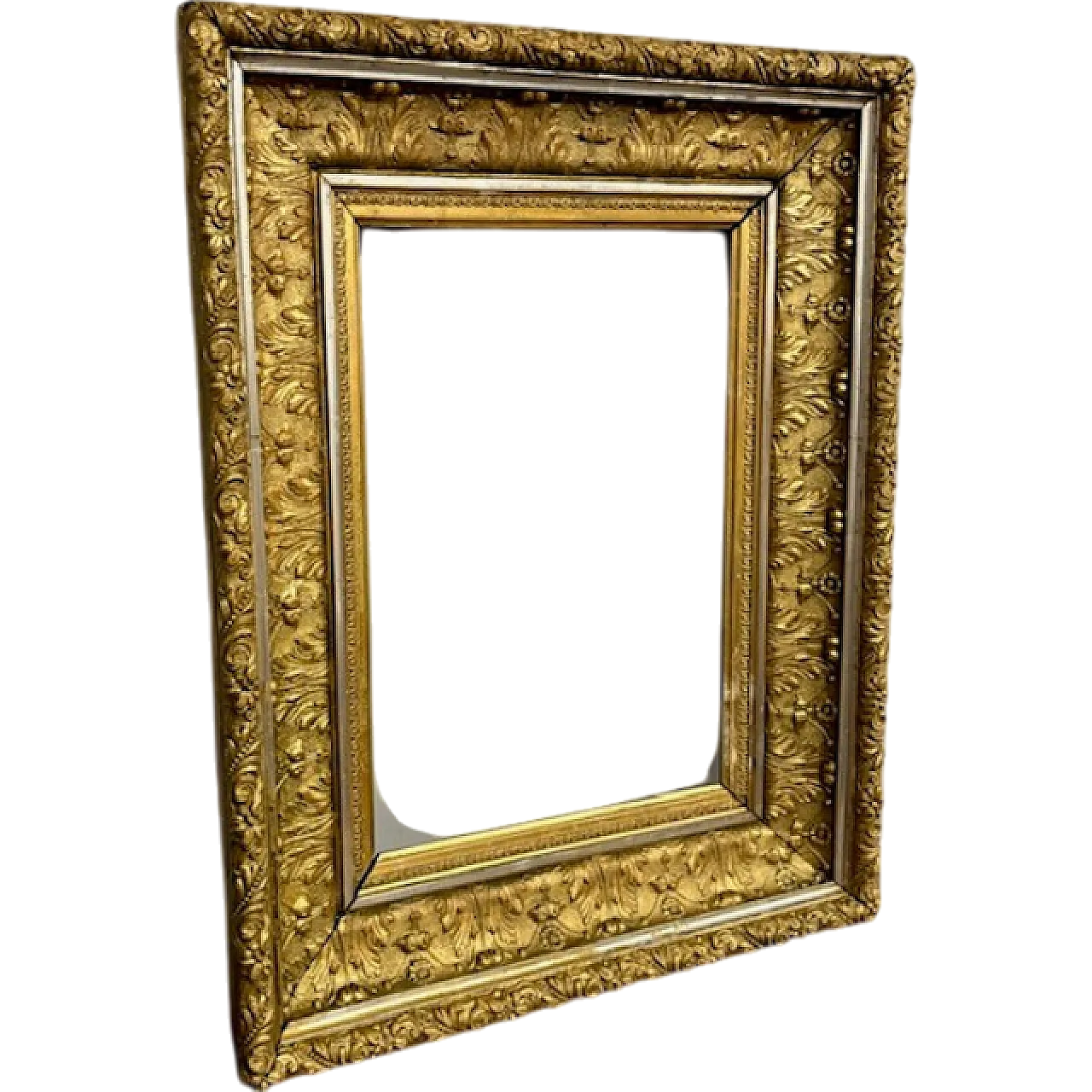 Gold and silver leaf frame, 19th century 13