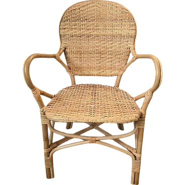 Stackable Wicker Armchair for Outdoor & Hospitality Spaces