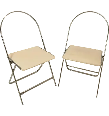 Pair of Aprilina folding chairs produced by Zanotta